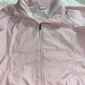 Columbia wind breaker baby pink